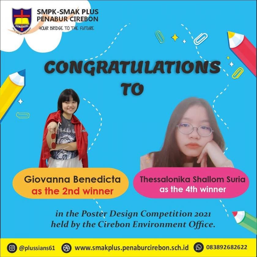 CONGRATULATIONS FOR GIOVANNA & THESA | 2ND WINNER & 4TH WINNER POSTER DESIGN COMPETITION